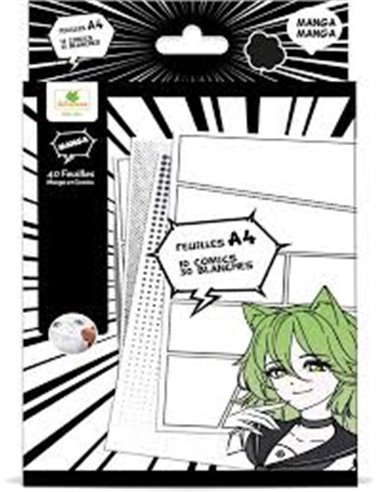 Sycomore Manga Bloc Layout A4 + Textures