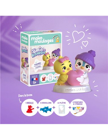 Mako moulages "Animaux kawaii calin"