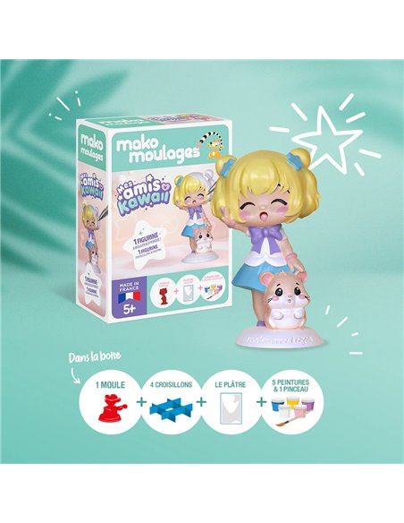 Mako moulages "Kawaii fille couette"