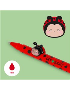 Stylo Gel Décoratif Lovely Friends Coccinelle ladybug - LEGAMI 2