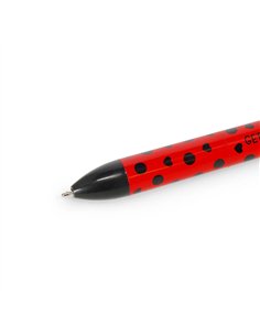 STYLO À BILLE 2 COULEURS - CLICK&CLACK Coccinelle ladybug - Legami 2