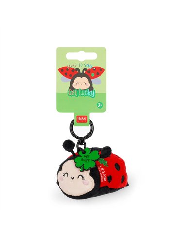 PORTE-CLÉS EN PELUCHE - SUPER SOFT! - TINY - Coccinelle ladybug - legami