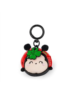 PORTE-CLÉS EN PELUCHE - SUPER SOFT! - TINY - Coccinelle ladybug - legami
