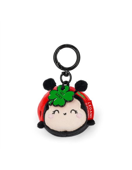 PORTE-CLÉS EN PELUCHE - SUPER SOFT! - TINY - Coccinelle ladybug - legami
