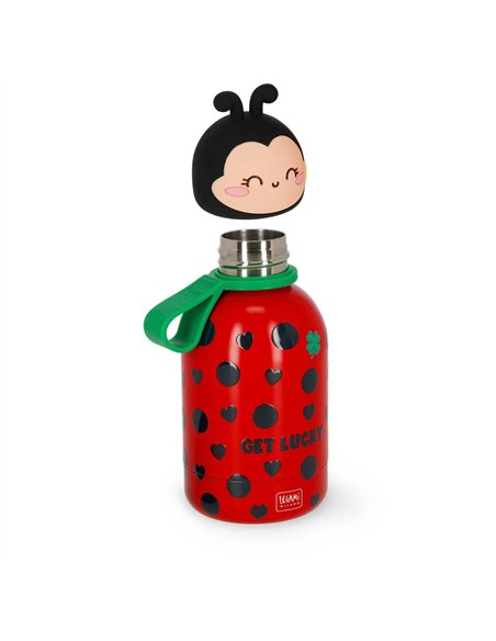 GOURDE ISOTHERME POUR ENFANT - KIDS BOTTLE - Coccinelle ladybug - Legami