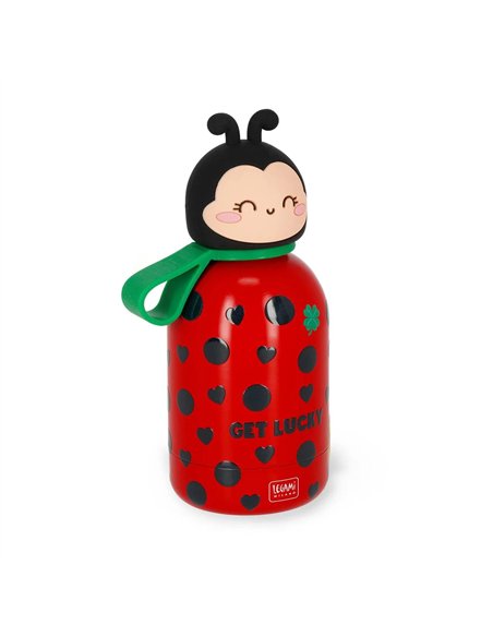GOURDE ISOTHERME POUR ENFANT - KIDS BOTTLE - Coccinelle ladybug - Legami