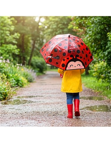Parapluie pour Enfant Coccinelle ladybug - Dancin' in the Rain - legami