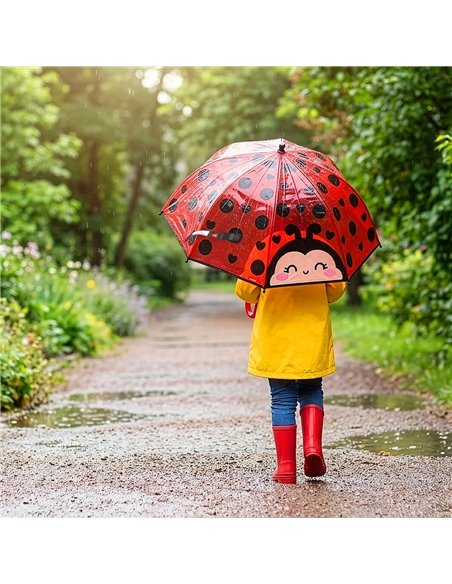 Parapluie pour Enfant Coccinelle ladybug - Dancin' in the Rain - legami
