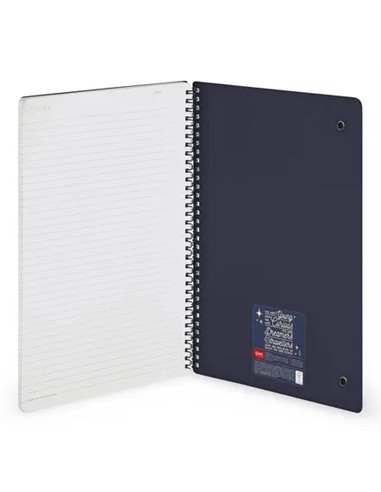 SPIRAL-BOUND NOTEBOOK - CAHIER LIGNÉ À SPIRALE - MOTH - legami