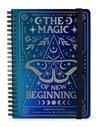 SPIRAL-BOUND NOTEBOOK - CAHIER LIGNÉ À SPIRALE - MOTH - legami