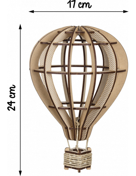 Montgolfière bois