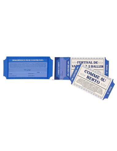 CARNET DE 24 BONS - Super papa - Legami