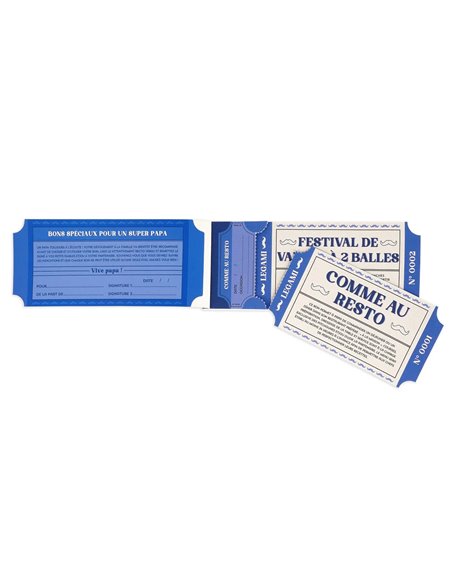 CARNET DE 24 BONS - Super papa - Legami