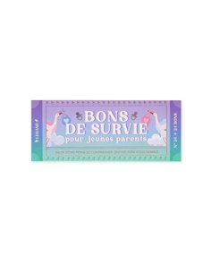CARNET de 48 Bons - bons de survie pour jeunes parents - lEGAMI