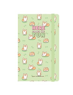 PHOTO NOTEBOOK - CARNET LIGNÉ - CORGI - legami