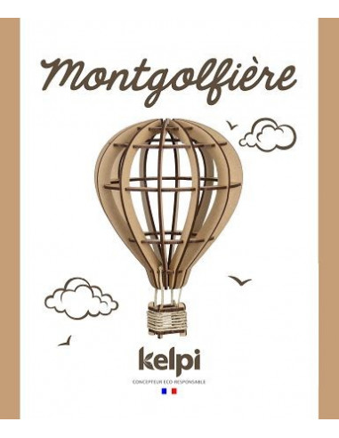 Montgolfière bois