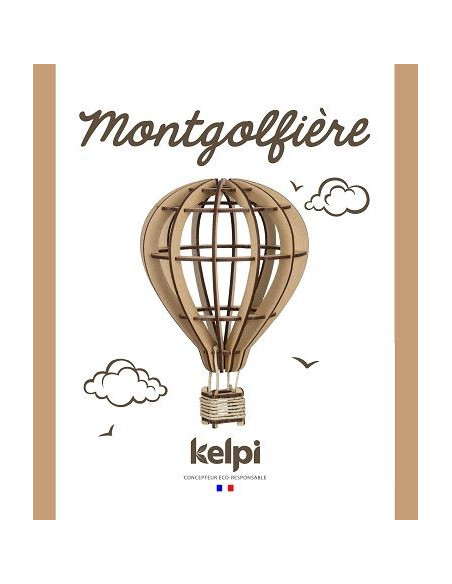 Montgolfière bois