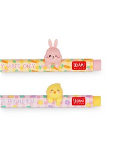 Set de 2 Stylos à Encre Gel - happy easter - Edition limitée pâques 2026 - LEGAMI 2