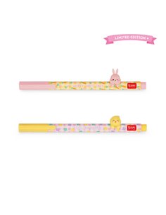 Set de 2 Stylos à Encre Gel - happy easter - Edition limitée pâques 2026 - LEGAMI