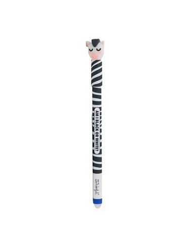 Stylo effaçable Bo-Bo Zèbre – Am I black or white? - Mr Wonderful