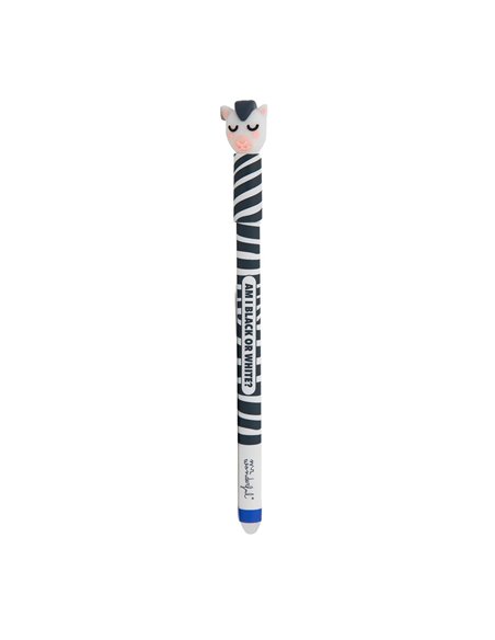 Stylo effaçable Bo-Bo Zèbre – Am I black or white? - Mr Wonderful