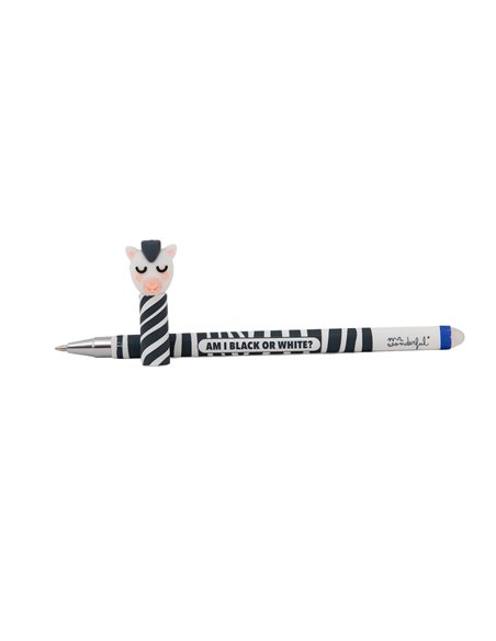 Set de 3 stylos effaçables Bo-Bo animal print - Serpent, Léopard et Zèbre - Mr Wonderful