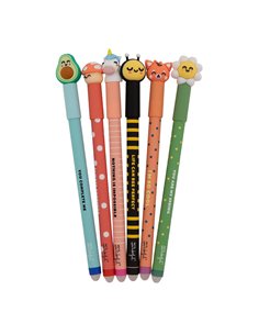 Set de 6 stylos effaçables Bo-Bo - Animaux - Mr Wonderful 2
