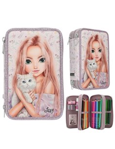 TOPModel Trousse 3 niveaux BLOOMING KITTY