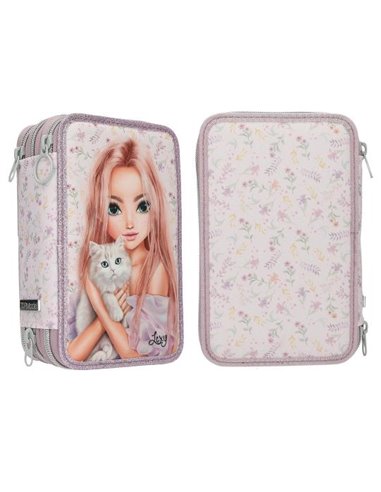 TOPModel Trousse 3 niveaux BLOOMING KITTY