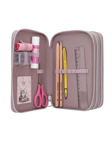TOPModel Trousse 3 niveaux BLOOMING KITTY