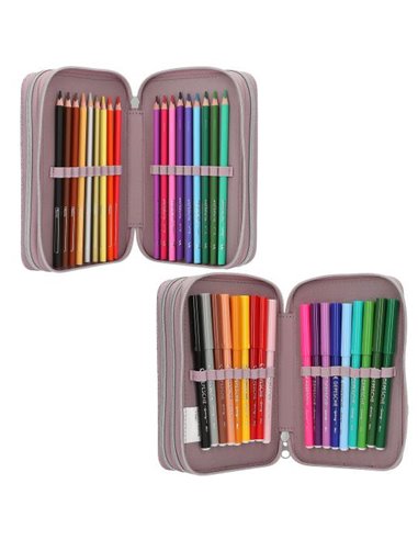 TOPModel Trousse 3 niveaux BLOOMING KITTY