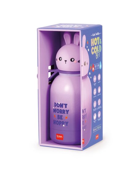HOT&COLD BFF - GOURDE ISOTHERME POUR ENFANT - BUNNY - Legami
