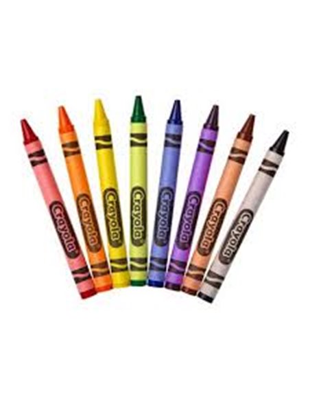 Crayola - Crayons de cire - 8 pcs