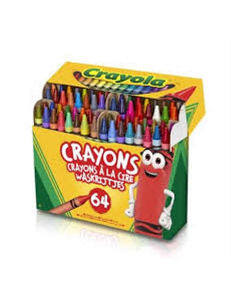 Crayola - Crayons de cire - 64 pcs
