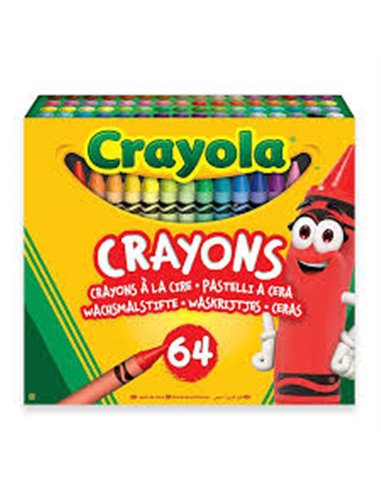 Crayola - Crayons de cire - 64 pcs