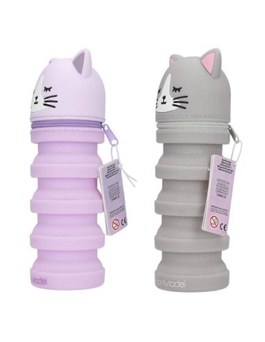 TOPModel Trousse en silicone chat BLOOMING KITTY