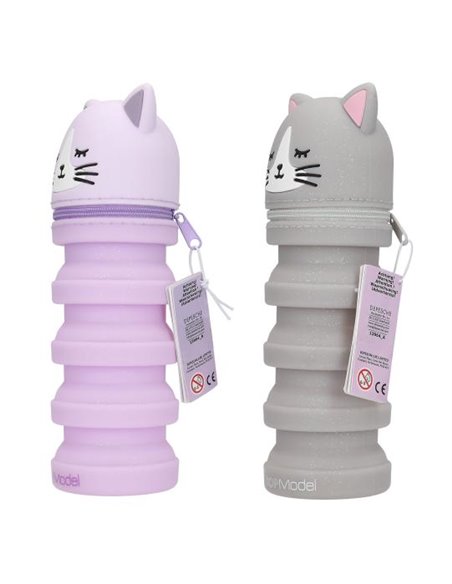 TOPModel Trousse en silicone chat BLOOMING KITTY