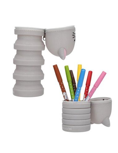 TOPModel Trousse en silicone chat BLOOMING KITTY