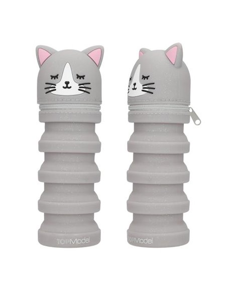 TOPModel Trousse en silicone chat BLOOMING KITTY