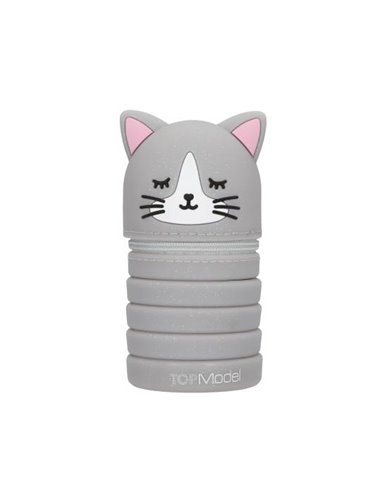 TOPModel Trousse en silicone chat BLOOMING KITTY