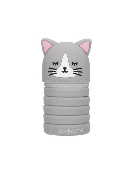 TOPModel Trousse en silicone chat BLOOMING KITTY
