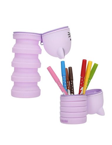 TOPModel Trousse en silicone chat BLOOMING KITTY