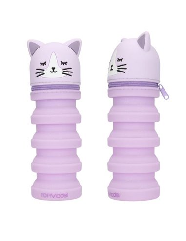 TOPModel Trousse en silicone chat BLOOMING KITTY