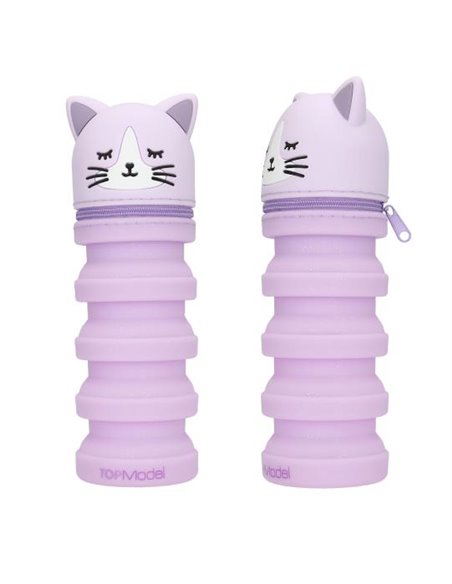 TOPModel Trousse en silicone chat BLOOMING KITTY
