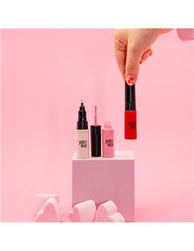Coffret vernis à ongles 2en1 - Kiss Kiss - YAKA