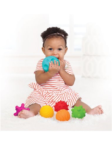 6 balles Senso - Multicolore - Infantino