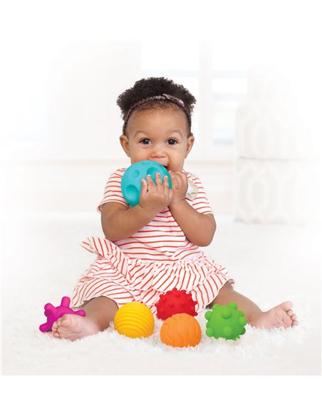 6 balles Senso - Multicolore - Infantino
