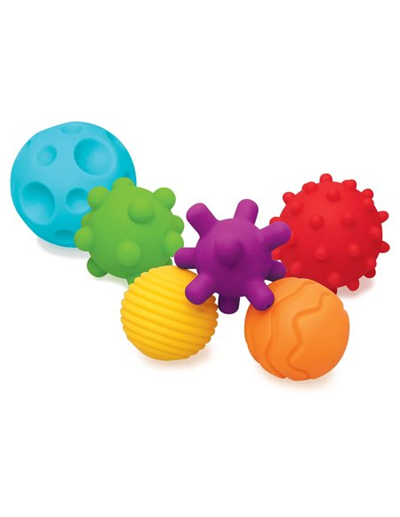 6 balles Senso - Multicolore - Infantino