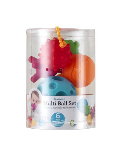 6 balles Senso - Multicolore - Infantino