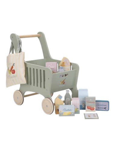 Chariot de courses en bois - Little dutch